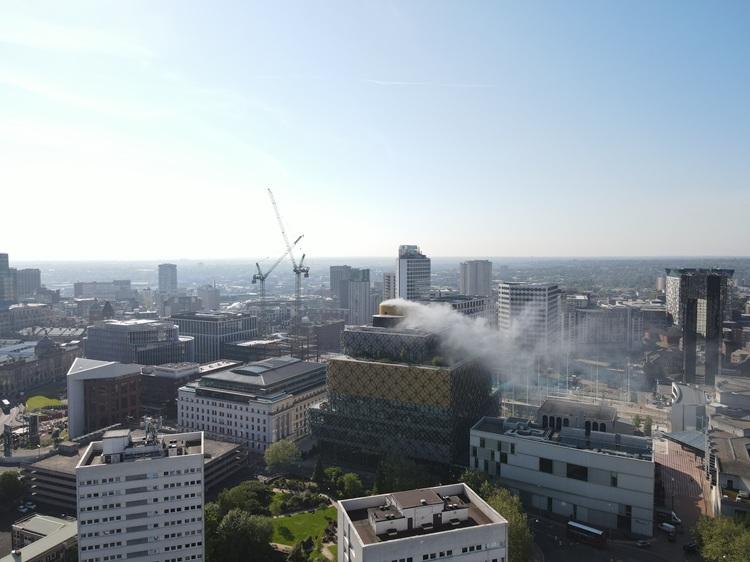 Smoke launch at Library of Birmingham